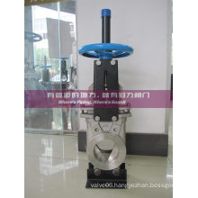 CF8 Knife Gate Valve with Ss304 V Port Deflection Cone